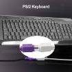 3m 6 Pin PS/2 Keyboard/Mouse Extender Cable (Male to Female) - 5