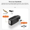Mini USB Male to USB 2.0 AF Right Angle OTG Adapter (Black) - 5