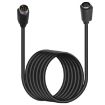 Mini DIN 8 Pin 90 S-Video TV Audio Cable 1.8m (Black) - 2