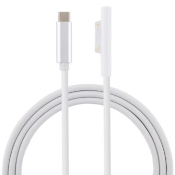 Surface Pro 7/6/5 USB-C Power Adapter Charger Cable (White) - 1