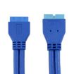 USB 3.0 5Gbps 20 Pin Extension Cable Female to Male 50cm Extender - 2