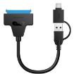 T10 USB3.1 to SATA Hard Drive Adapter Easy Cable - 1
