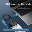 ORICO UTS1 USB 2.0 SATA HDD Adapter with Silicone Case, 1m Cable - 8