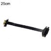 25cm PCI-E 3.0 1X 180 GPU/Network Adapter Extension Cable - 1