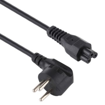 Israel Plug to 3 Prong Laptop Power Cord, 1.4m Cable Length - 1