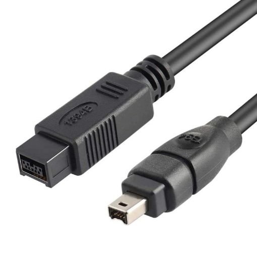 FireWire 800 9-Pin to 400 4-Pin Cable IEEE 1394, 4.5m Length - 1