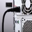 Israel Plug to Three Holes PC Power Cord, 1.8m Cable Length - 4