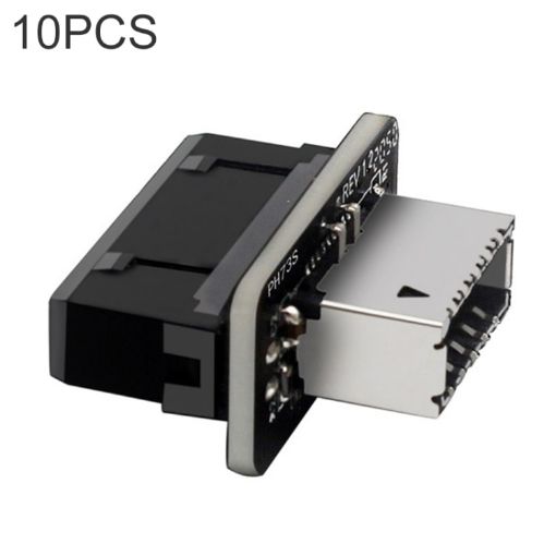 USB 3.0 19P/20P to Type-E 90 Adapter - 10 PCS Mainboard Set - 1