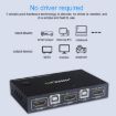 4K Ultra HD HDMI KVM Switch - AM-KVM201, 2 In 1 Out, Metal Case - 5