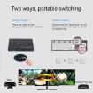 4K Ultra HD HDMI KVM Switch - AM-KVM201, 2 In 1 Out, Metal Case - 6