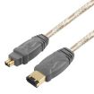5m IEEE 1394 FireWire Cable, 6 Pin to 4 Pin Connection - 1