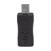 Mini USB to Micro USB Female Adapter, Black - USB 2.0 Compatible - 3