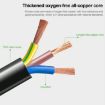 Brazil AC Power Cord, 3 Prong, 1.2m Length (OD5.5) - 3