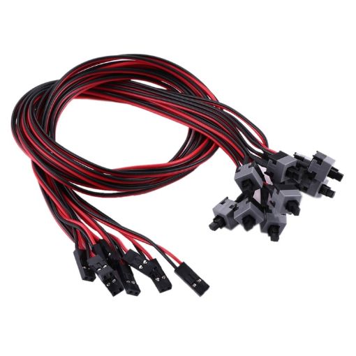 10 PCS PC Chassis Power Switch Cable - 1