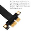 PCI-E 3.0 1X 180 GPU Wireless Adapter Extension Cable, 10cm - 3