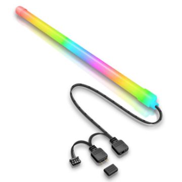 COOLMOON Y360 ARGB Chassis Light Bar Silicone LED Strip Lamp - 1