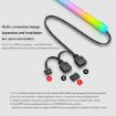 COOLMOON Y360 ARGB Chassis Light Bar Silicone LED Strip Lamp - 8