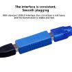 USB 3.0 AF to AF Cable Adapter - Super Speed, Blue - 4