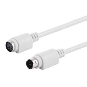PS/2 Keyboard/Mouse Extender Cable - 6 Pin Male to Female - 1