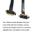 PCI-E 3.0 1X 90 GPU/Wireless Card Extension Cable 10cm - 6