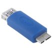 Super Speed USB 3.0 AF to Micro-B Adapter (Blue) - 3