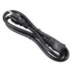3m Black US Plug PC Power Cord with 3 Pin Cable - 2