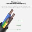 3m Black US Plug PC Power Cord with 3 Pin Cable - 6
