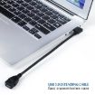 USB 3.0 Right Angle 90 Extension Cable, 18cm Adapter Cord - 6