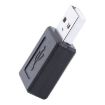 USB 2.0 AM to Micro USB Female Adapter - Black - 3