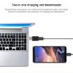 USB 2.0 AM to Micro USB Female Adapter - Black - 4