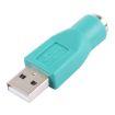 USB A to Mini DIN6 Female PS/2 Adapter (Green) - 2