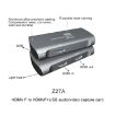 Z27A HDMI Female to Female USB Video Audio Capture Box - 4