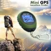 Mini GPS Navigation Keychain Tracker, USB Rechargeable (Green) - 6