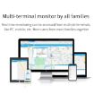RF-V45-B Mini GPS Tracker Pendant, SOS/Camera/Health/4G LTE, Wine Red - 5