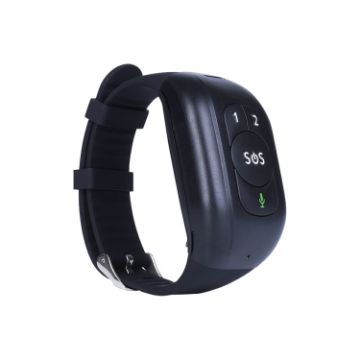 RF-V48 4G Waterproof GPS Smart Watch, Band A (Black) - 1