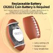 F6 Brown Rugby Shape Global Location Tracker Anti-lost Device - 5