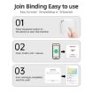 F2 Global Location Tracker Anti-lost Device - White - 4
