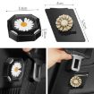 Magnet Type Car Seat Belt Limiter Anti-Collision Noise Stabilizer - 3