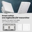 Tuya ZigBee Smart Wall Switch EU Plug, 3 Ways, Gray Scene Style - 3