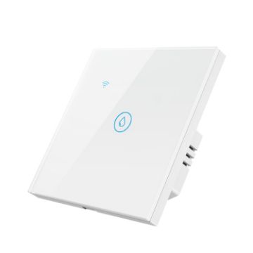 EU Plug 20A WIFI Water Heater Switch with Voice Control, White - 1