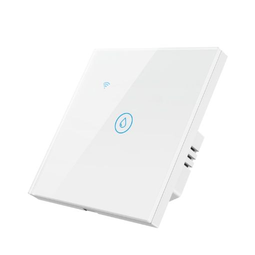EU Plug 20A WIFI Water Heater Switch with Voice Control, White - 1