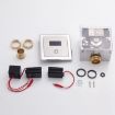 Flush Recessed Wall Auto-induction Toilet Valve with Infrared DC - 6