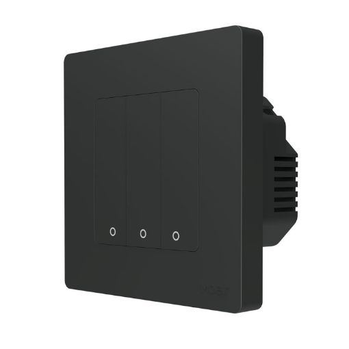 Tuya ZigBee Smart 3-Way Wall Switch EU Plug (Gray) - 1
