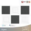 Tuya ZigBee Smart Wall Switch EU Plug 1 Way Gray Scene Casual - 2