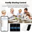 Tuya ZigBee 3 Gang Touch Wall Remote Light Switch EU Plug (Black) - 7