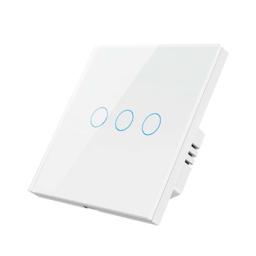 Tuya ZigBee 3 Gang Touch Wall Remote Light Control Switch EU Plug - 1