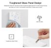 Sonoff T2 Smart Glass Panel Light Switch, Alexa/Google Compatible, US Plug - 7