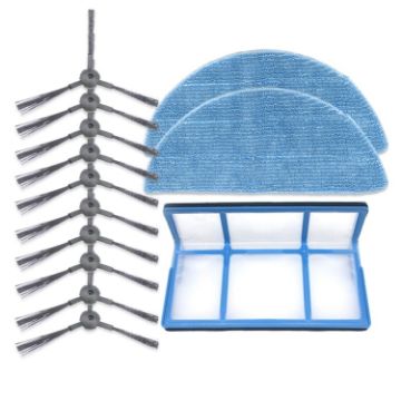 ILIFE V3S Pro/V5S Pro Filter Set: Brushes, Rags, Filters - 1