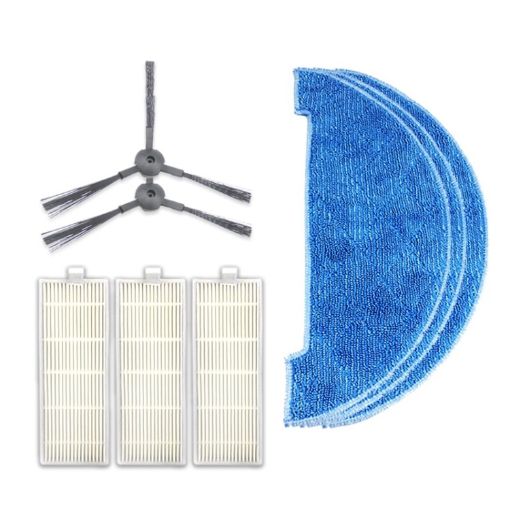 ILIFE A4/T4: 1 Pair Brushes, 3 Rags, 3 Filters (XI294) - 1