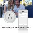 Tuya WiFi Smart Socket 20A, Alexa Support, UK Plug, Phone Remote Timing - 6
